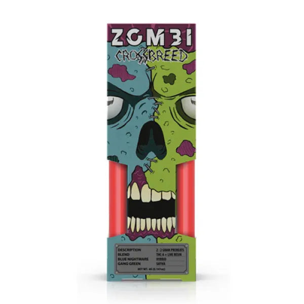 ZOMBI CROSSBREED JUGGERNAUT DISPOSABLE THCA LR 2X 3.5G