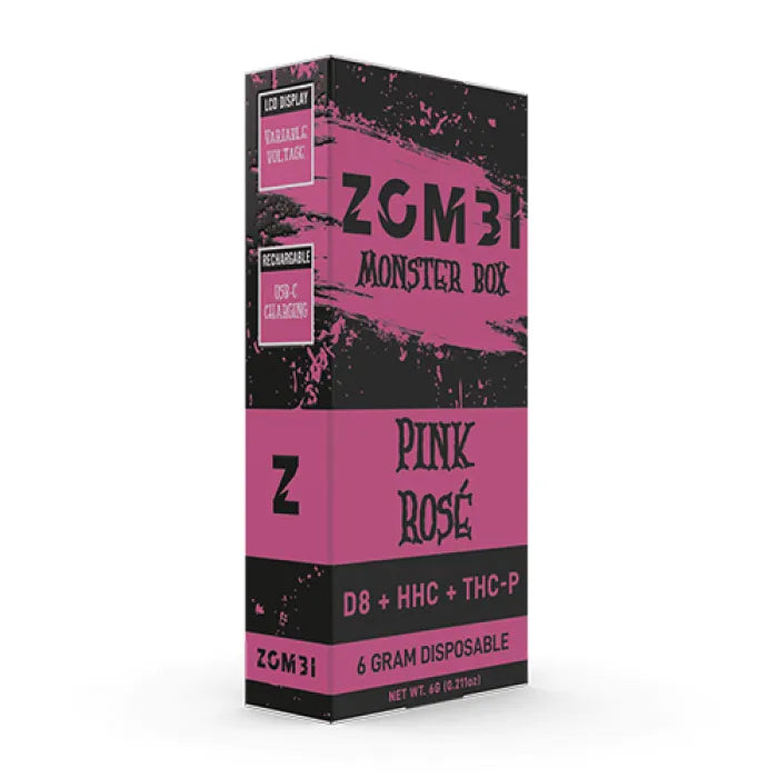 ZOMBI MONSTER BOX DISPOSABLE D8 HHC THCP 6G 6CT