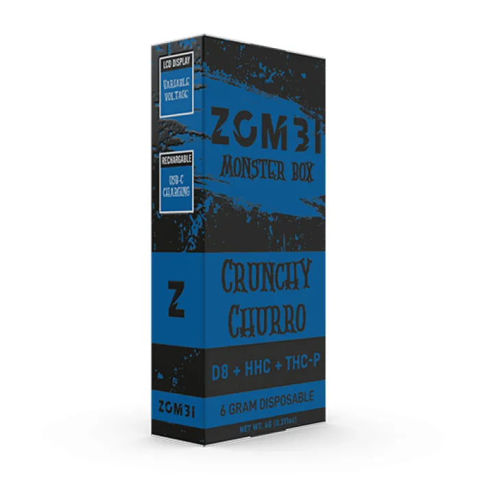 ZOMBI MONSTER BOX DISPOSABLE D8 HHC THCP 6G 6CT