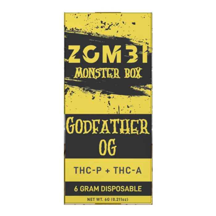ZOMBI MONSTER BOX DISPOSABLE THCP THCA 6G 6CT