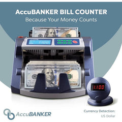 AccuBANKER 1100 Plus UV Currency Counter - (1 Count)