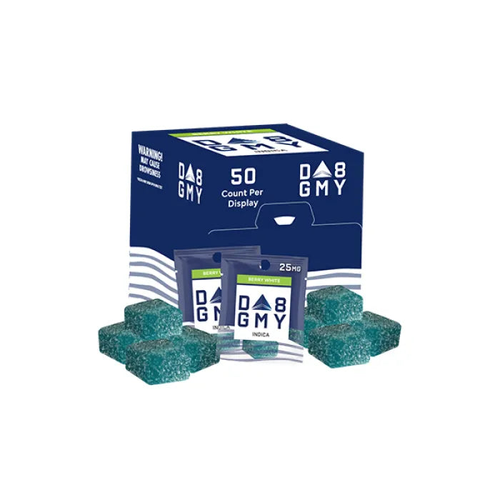 GMY D8 GUMMIES DISPLAY 50CT