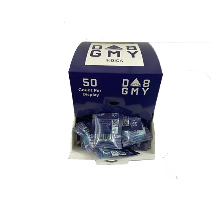 GMY D8 GUMMIES DISPLAY 50CT