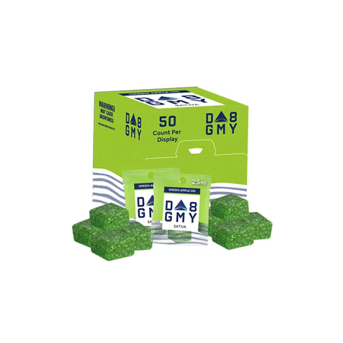 GMY D8 GUMMIES DISPLAY 50CT