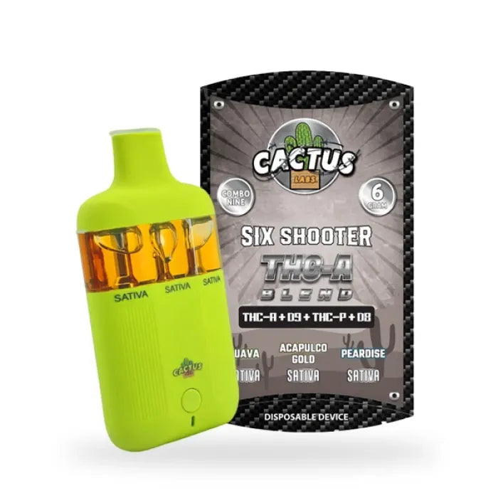 CACTUS LABS THCA SIX SHOOTER DISPOSABLE 6G