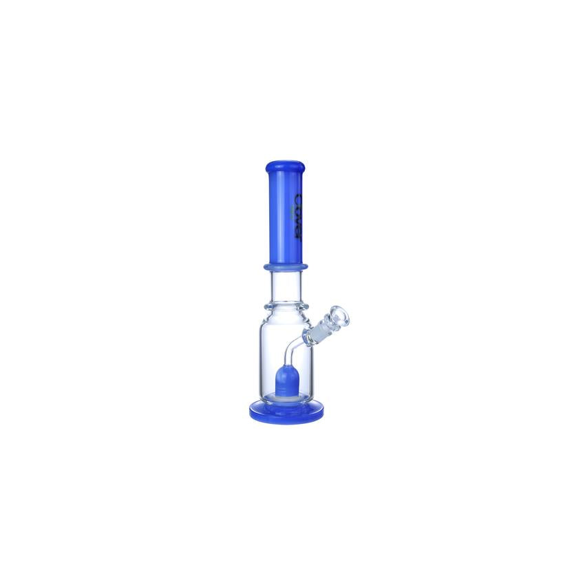 Clover 14" Inline Drop Perc Waterpipe - Colors May Vary - (1 Count)