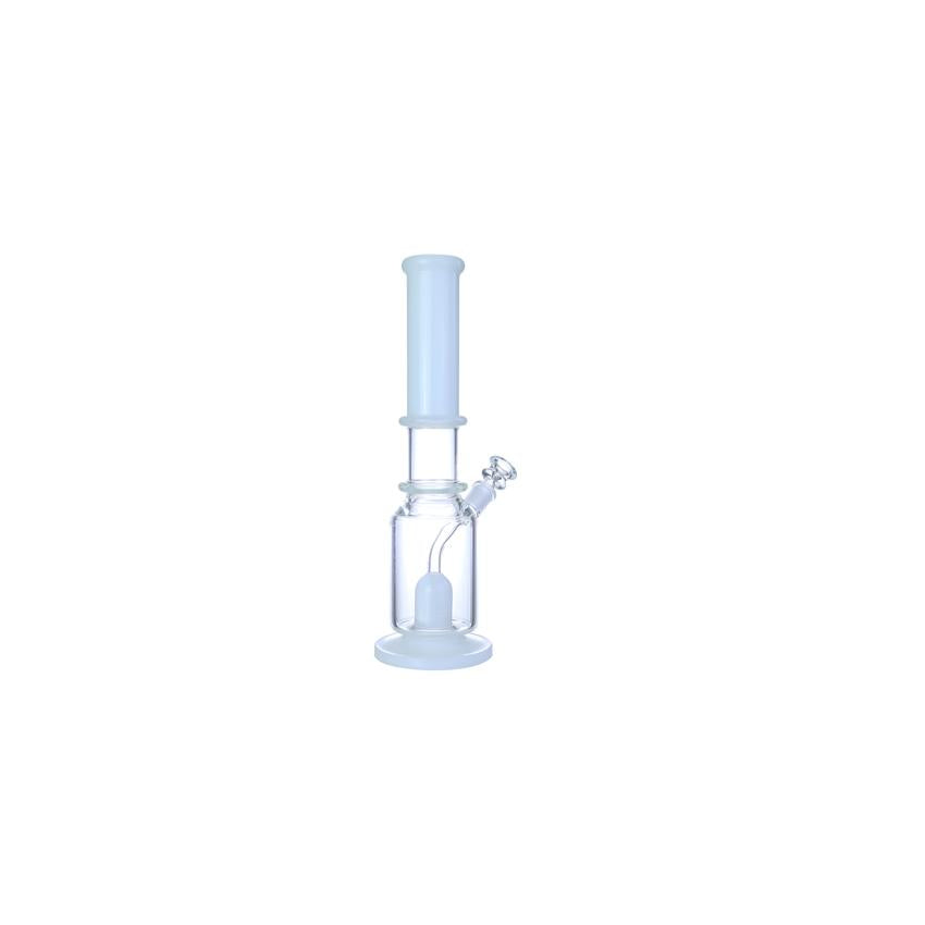 Clover 14" Inline Drop Perc Waterpipe - Colors May Vary - (1 Count)