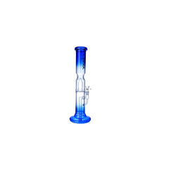 CLOVER 15" Dome Perc Straight Tube Waterpipe - Colors May Vary- (1 Count)
