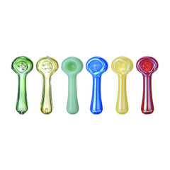 Clover 4.5" Four Hole Handpipe - Colors May Vary - (1 Count)