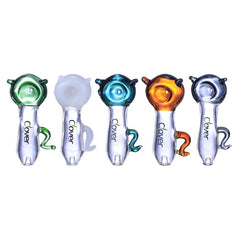 Clover 4.7" Kitty Handpipe - Colors May Vary - (1 Count)
