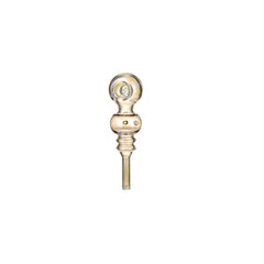 Clover 5.5" Electroplated Two Dotted Handpipe - Colors May Vary - (1 Count)