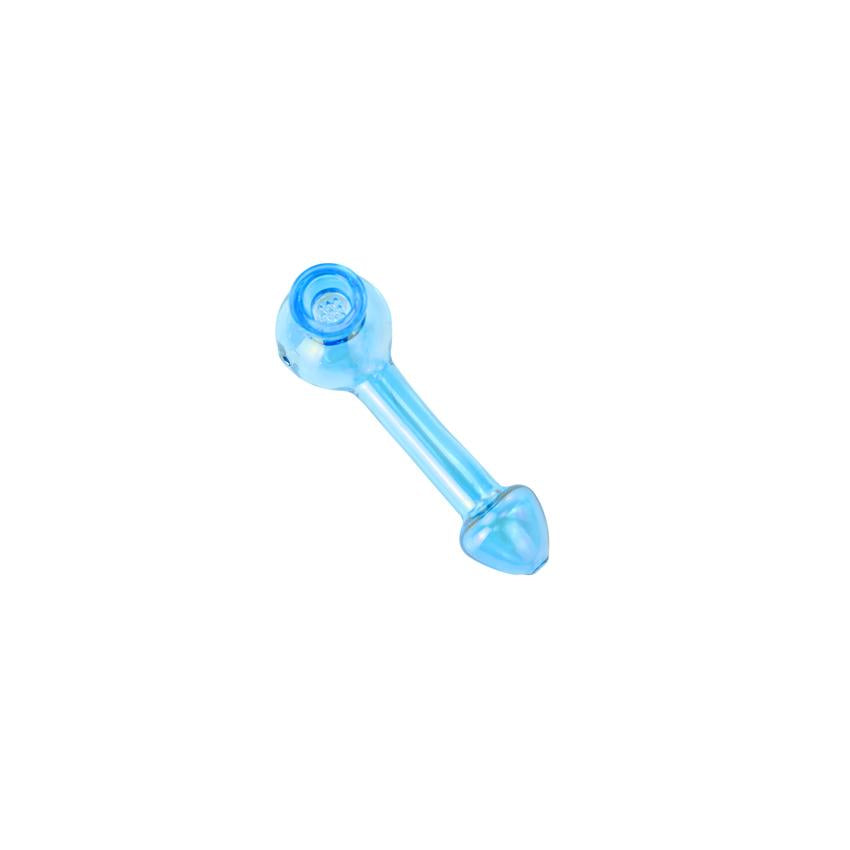 Clover 5.5" Four Hole Rounded Tip Handpipe - Colors May Vary - (1 Count)