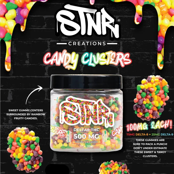 STNR D8 CANDY CLUSTERS 500MG