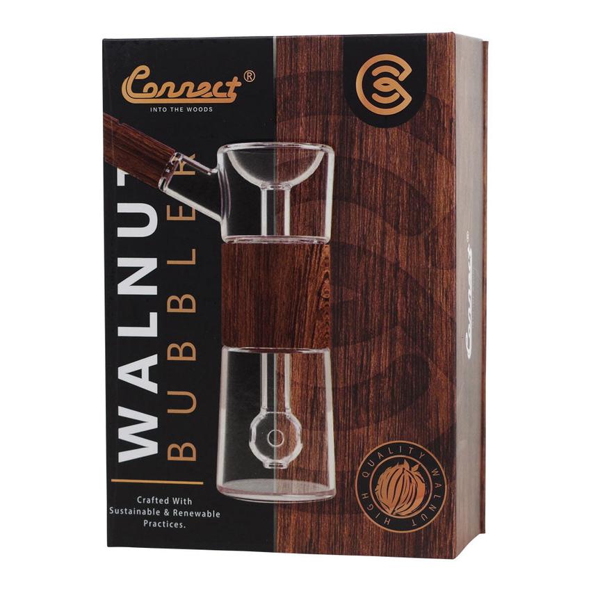 Connect Wooden Bubbler Walnut (1 Count)