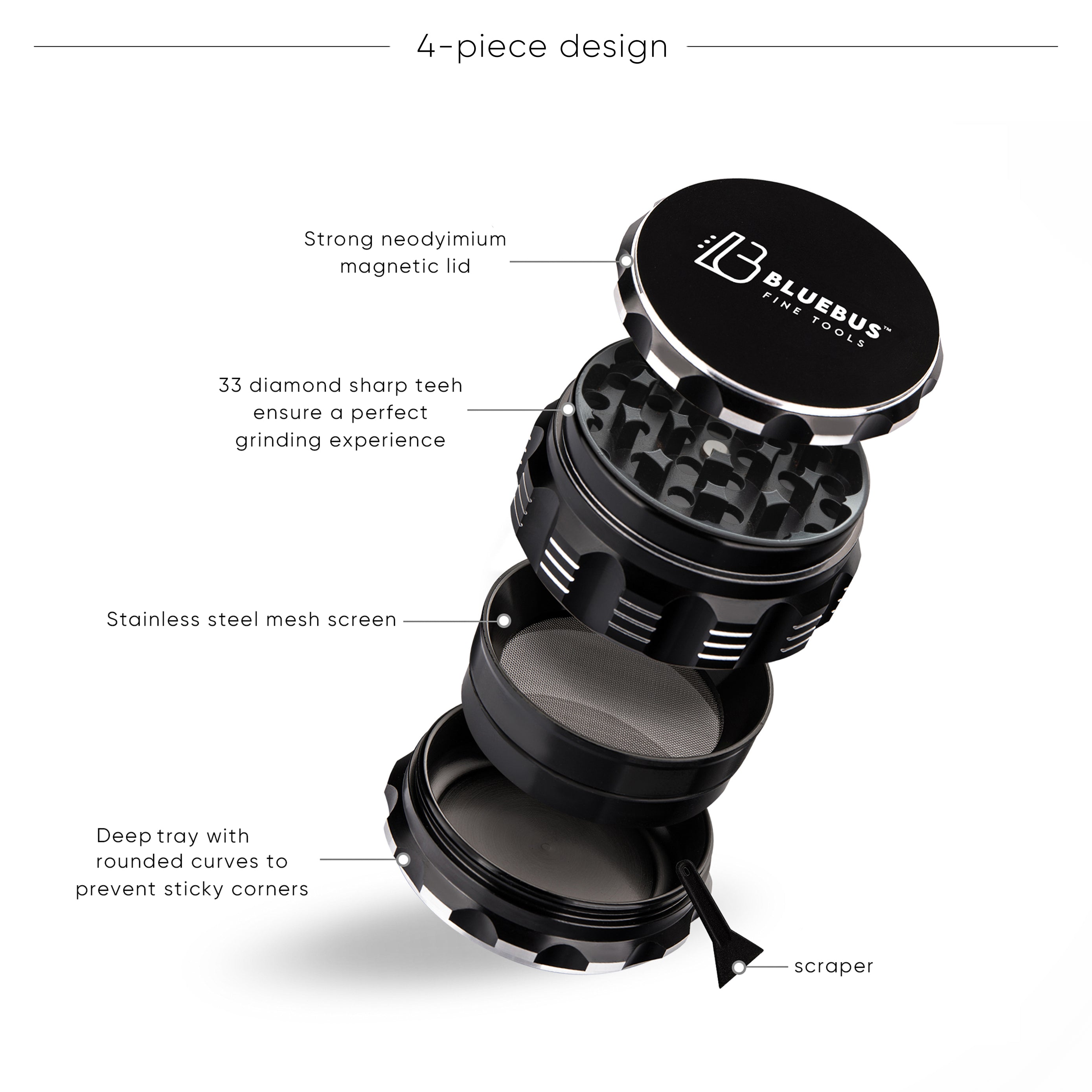 GAC 2.5" Ceramic Grinder