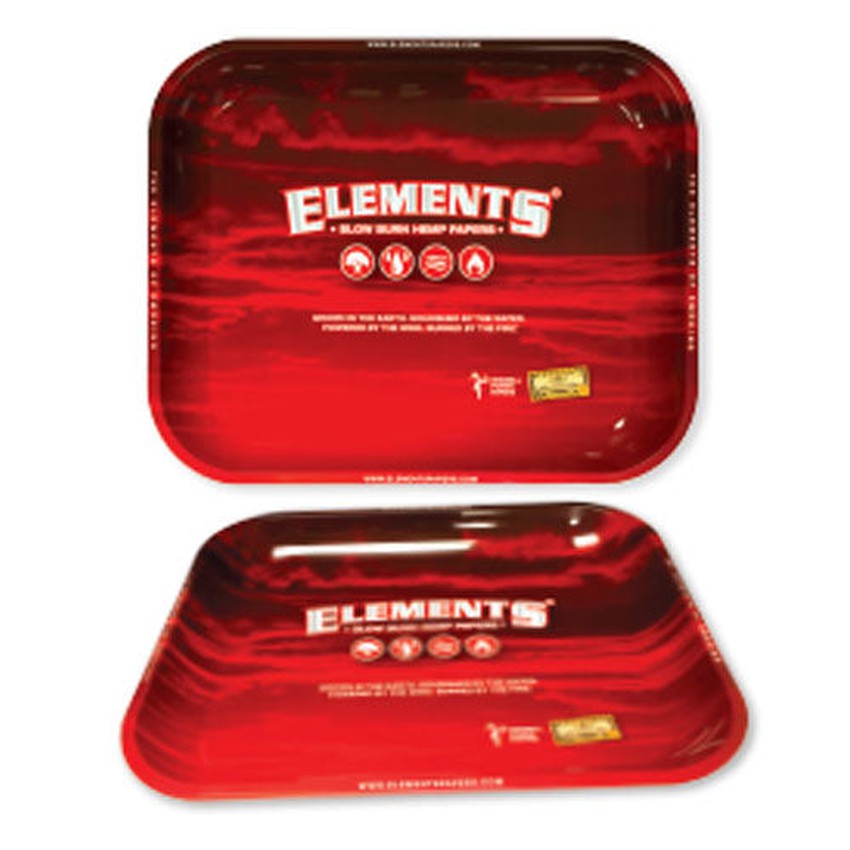 Elements Large Red Rolling Tray - (1 Count)
