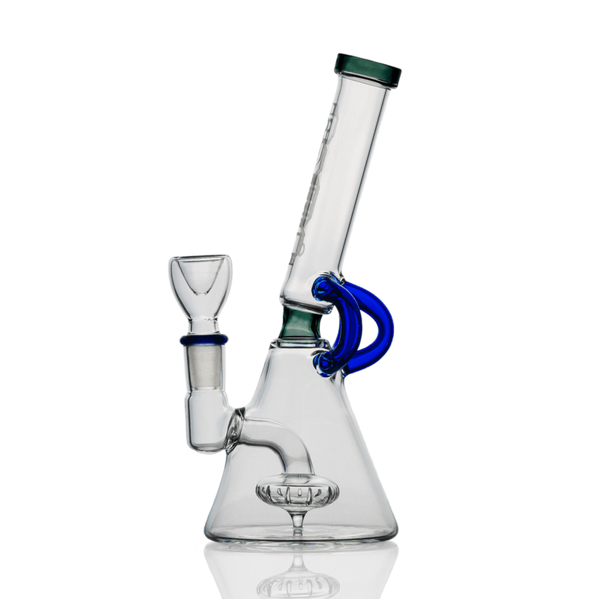 HEMPER 7" Cyberpunk Bong - Blue or Green - (1 Count)
