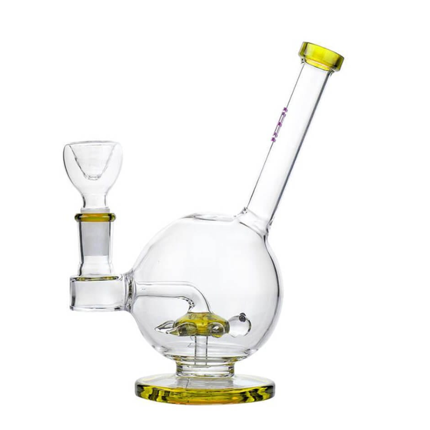Hemper 7" Sea Turtle Waterpipe - Yellow - (1 Count)