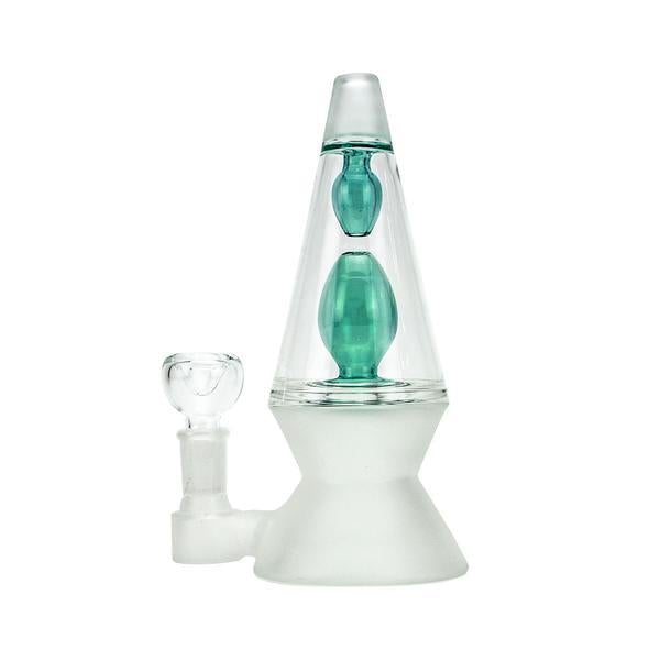 Hemper 70's Glass Bubbler Waterpipe - Various Colors - (1 Count)