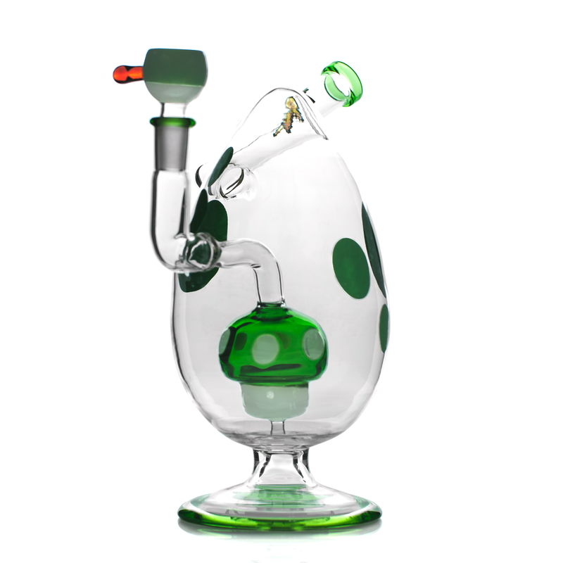 Hemper 9" Spotted Egg XL Water Bubbler Waterpipe - (1 Count)