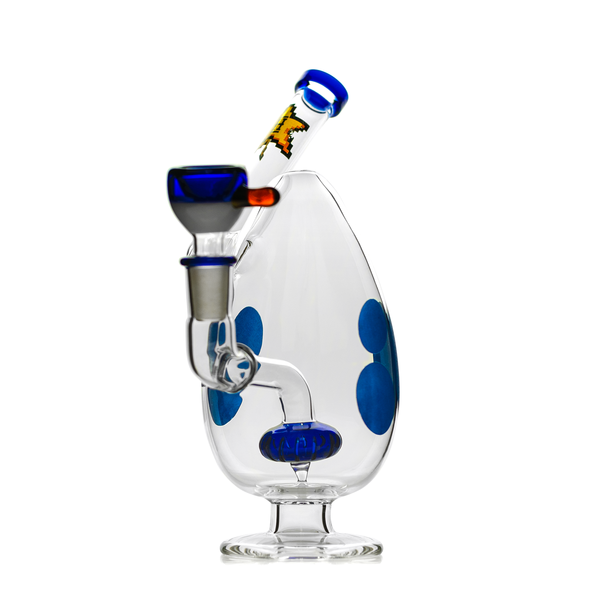 Hemper 9" Spotted Egg XL Water Bubbler Waterpipe - (1 Count)