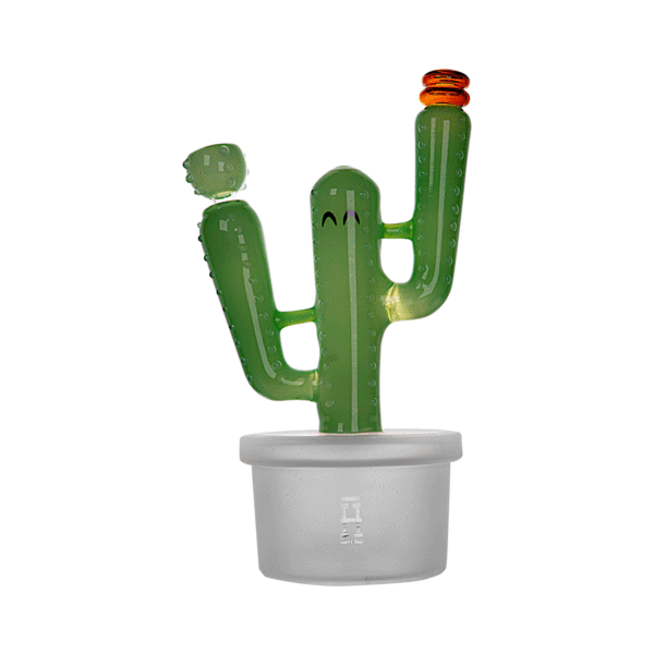 Hemper Cactus Jack Glass Bubbler Waterpipe XL - (1 Count)