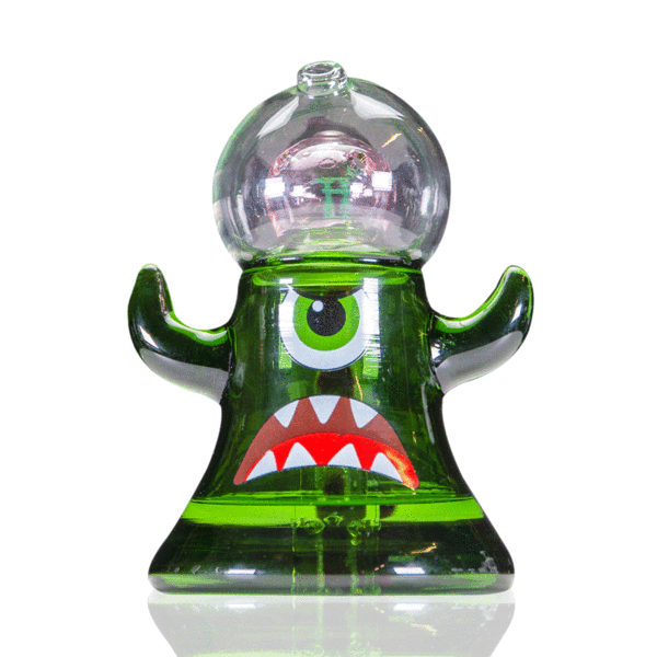 Hemper - Dankenstein Monster Glass Bubbler Waterpipe - Various Colors - (1 Count)