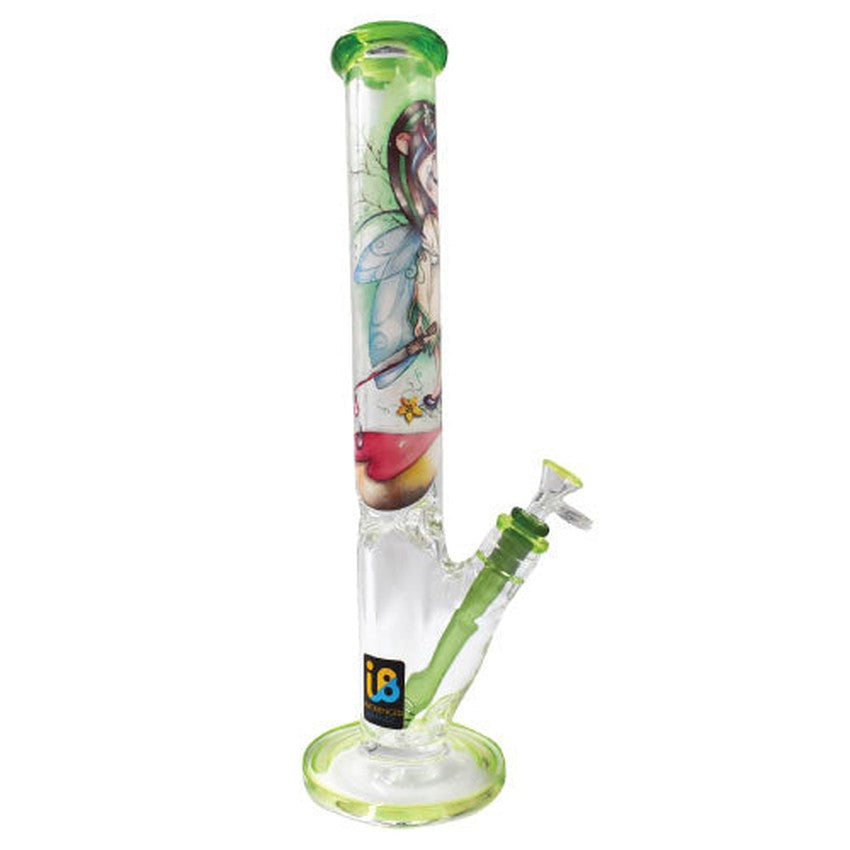 Influenced Brandz X Linda Biggs 15" Straight Bong - Design May Vary - (1 Count)