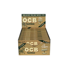 OCB BAMBOO SLIM PAPERS WITH TIPS