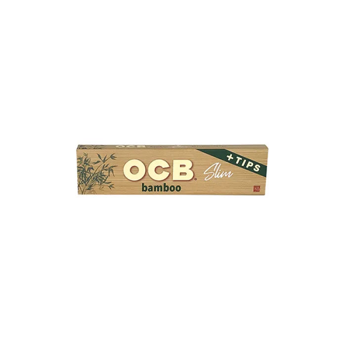 OCB BAMBOO SLIM PAPERS WITH TIPS