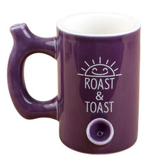 Roast & Toast Ceramic Coffee Mug Pipe - Various Colors - (1 Count)