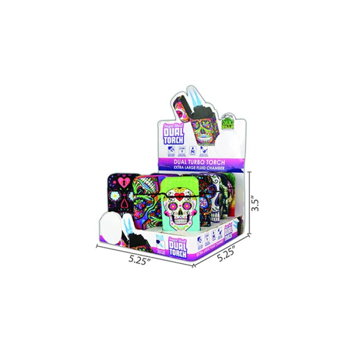 SUGAR SKULL DUAL TORCH 025184