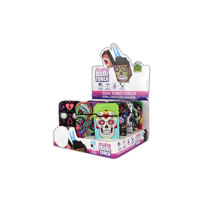 SUGAR SKULL DUAL TORCH 025184