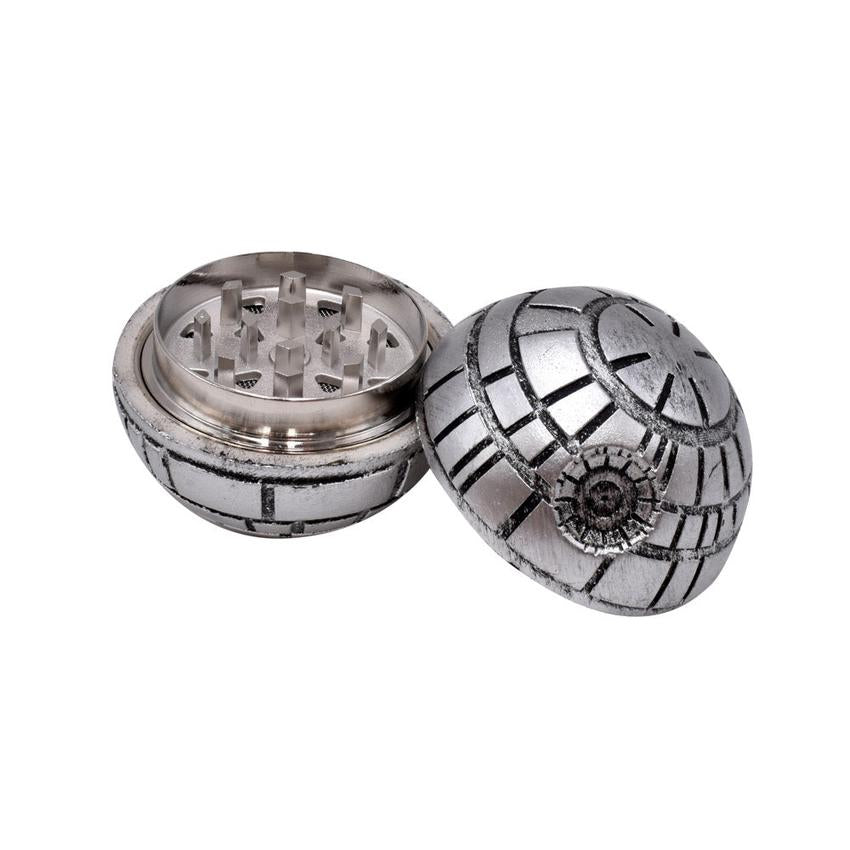 Space Wars 2 Piece Grinder - Gray Death Sphere - (1 Count)