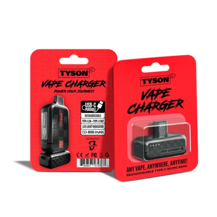 TYSON MICRO BANK VAPE CHARGER - TYPE C