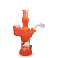 Waxmaid Soldier 2 in 1 Water Pipe & Dab Straw - Color May Vary - (1 Count)