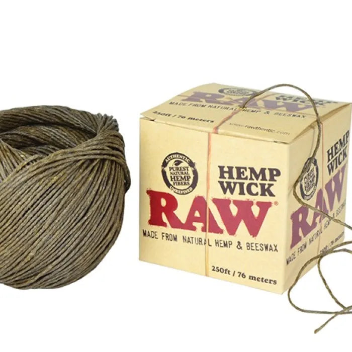 RAW HEMPWICK 250FT