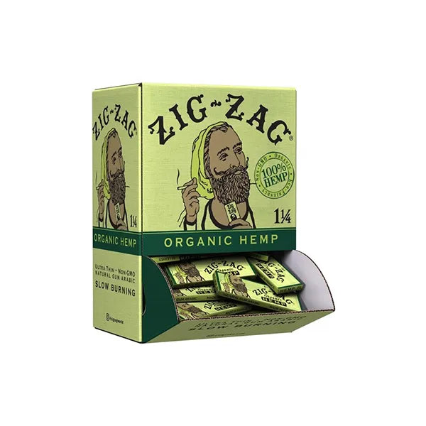 ZIG ZAG ORGANIC HEMP PAPERS 1 1/4