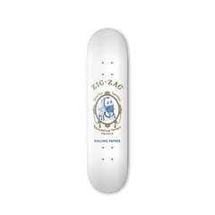 Zig-Zag Original White Skateboard - (1 Count)