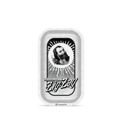 Zig-Zag Small Vintage Starburst Rolling Tray - (1 Count)
