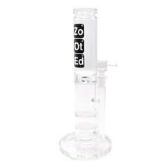 Zooted Brandz -  12" Double Honeycomb Tube Water Pipe - (1 Count)