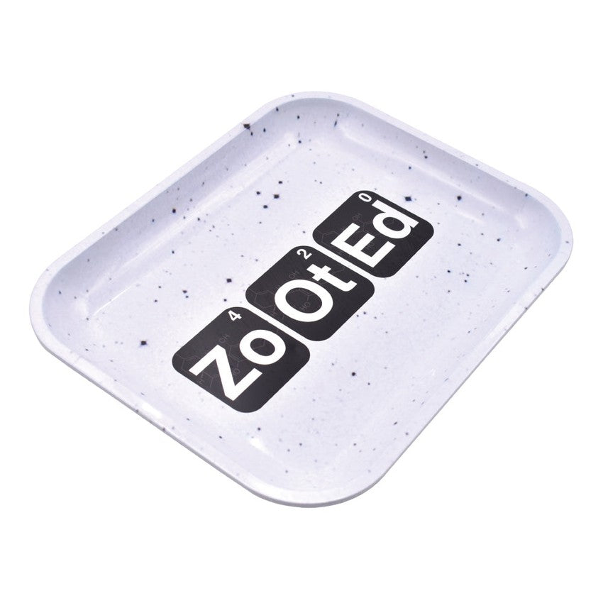 Zooted Brandz -  Large Rolling Tray - Black or White - (1 Count)