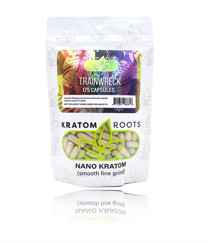 Kratom Roots - 175 Capsules High Quality NANO Kratom