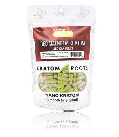 Kratom Roots - 350 Capsules High Quality NANO Kratom