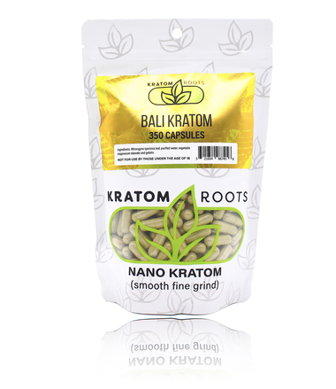 Kratom Roots - 350 Capsules High Quality NANO Kratom